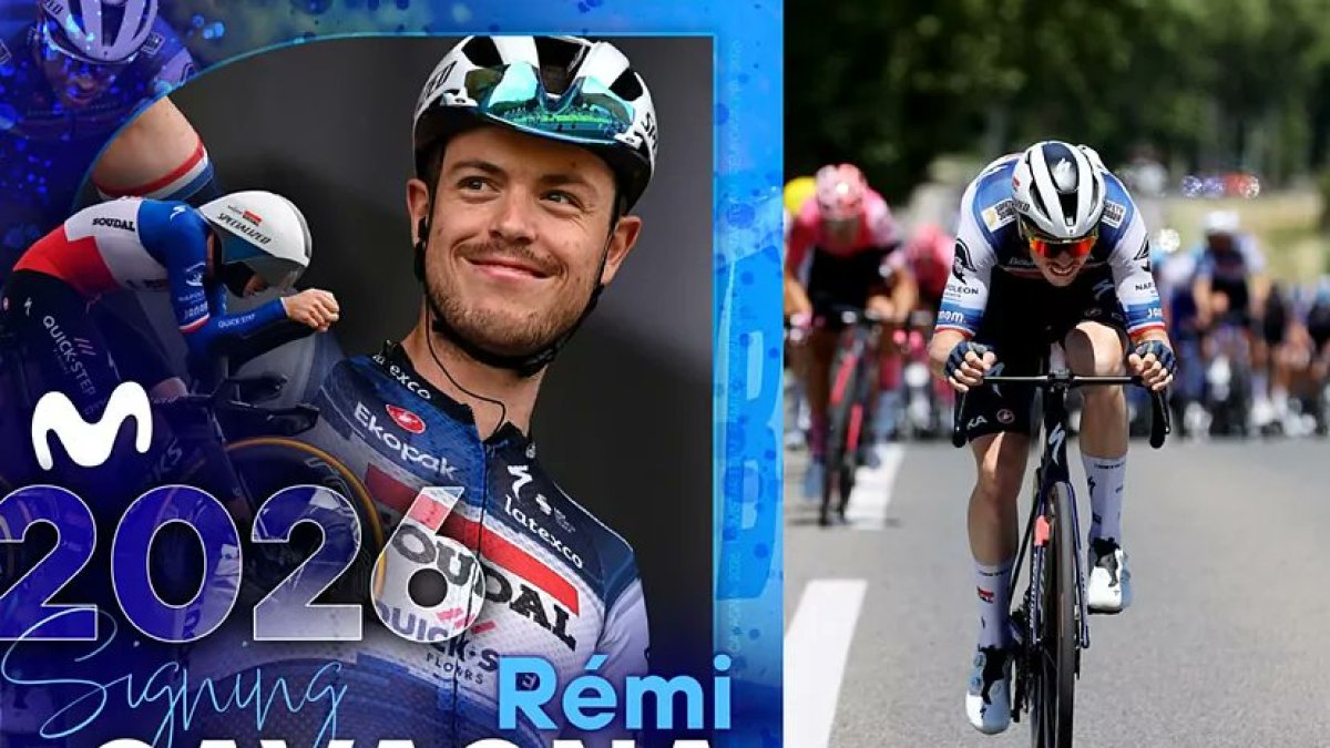 El ciclista francés firmó con el equipo Movistar.