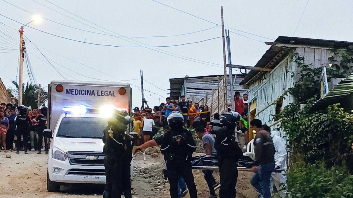 La tarde del jueves se cometió un doble crimen en el sector Las Palmeras, de La Libertad.