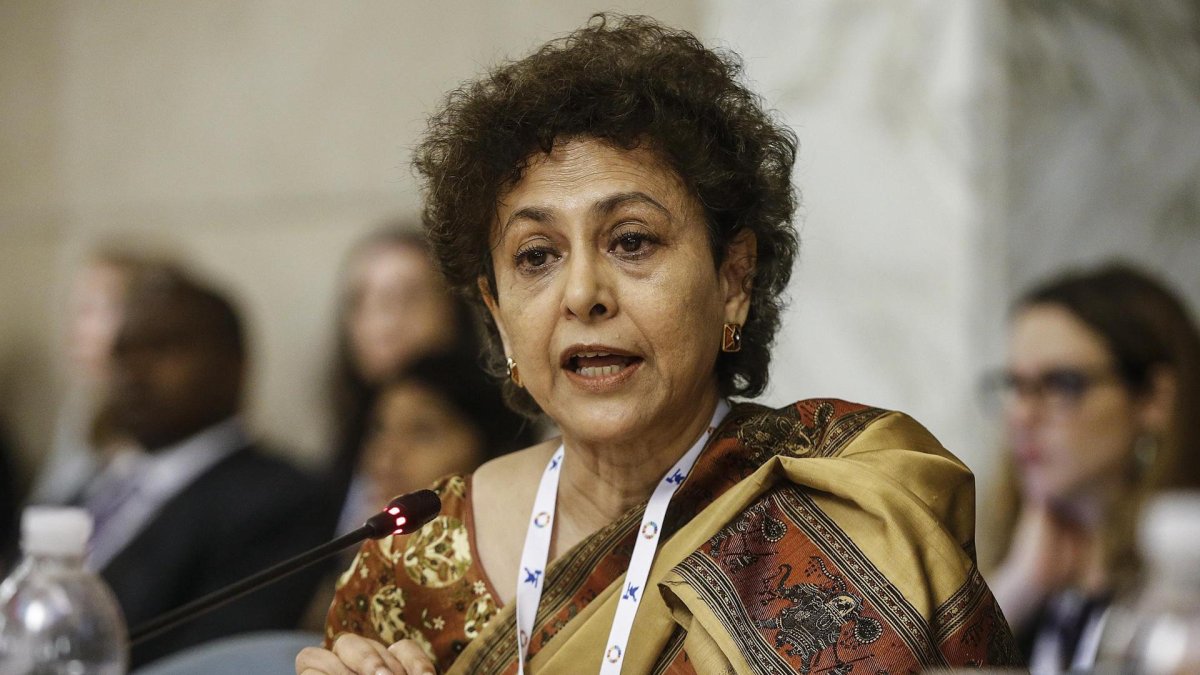 Irene Khan, relatora especial de la ONU para la promoción y protección del derecho a la libertad de opinión y expresión.