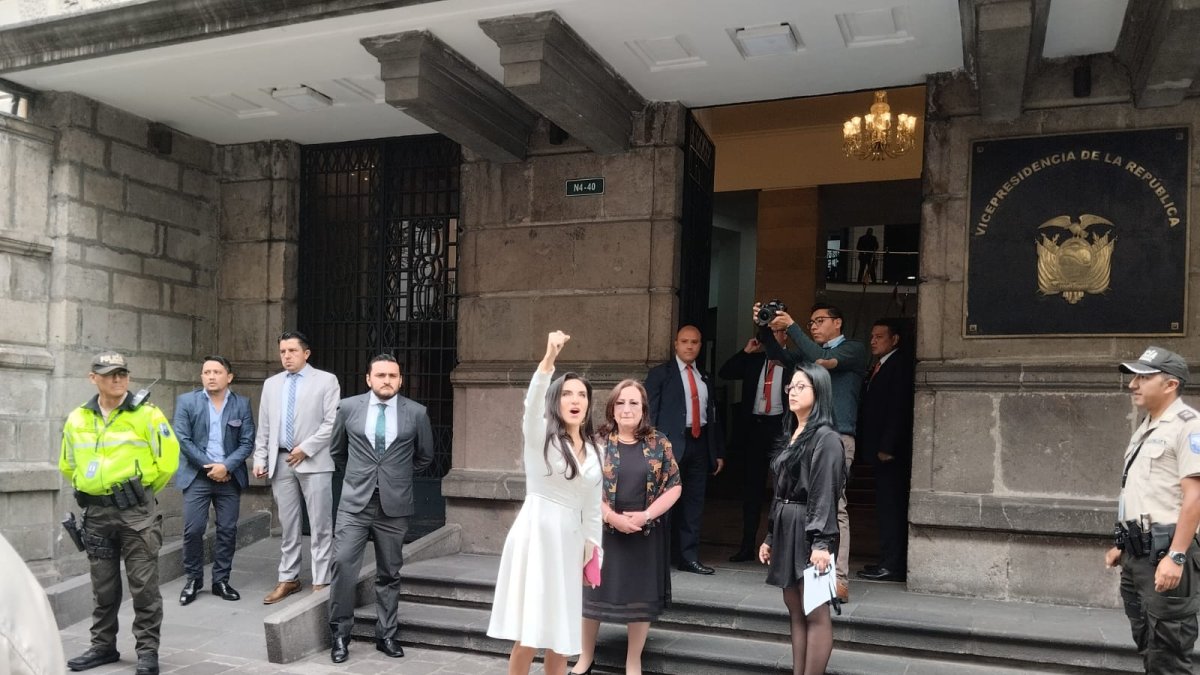 Ingreso de Verónica Abad a la Vicepresidencia de la República.