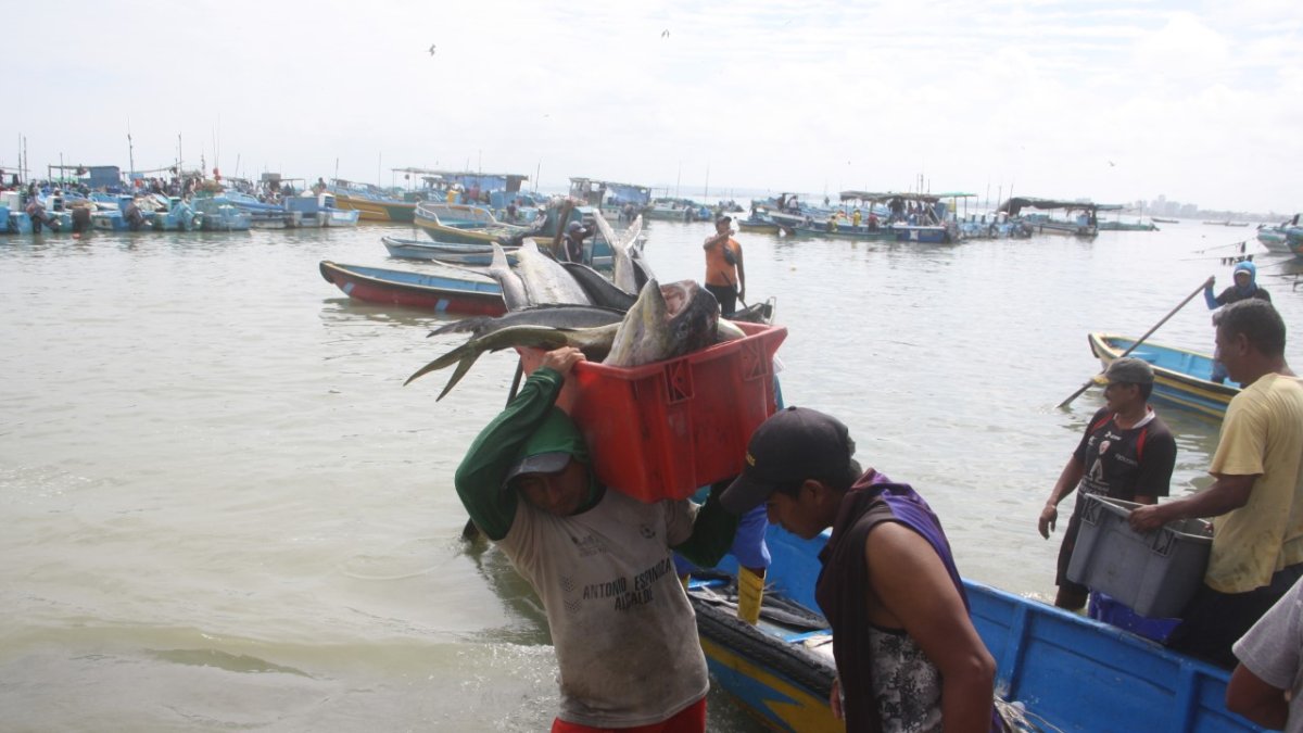 Santa Elena.- Pescadores artesanales de Santa Rosa, Salinas.