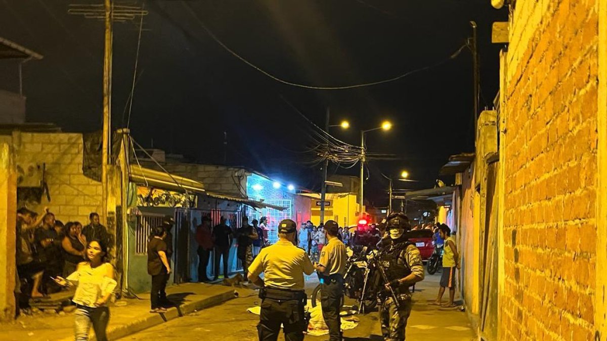 Los agentes llegaron luego de lo sucedido para las indagaciones