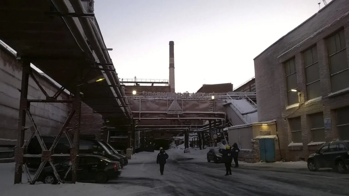 Planta de fundición de níquel de la ciudad rusa de Norilsk.