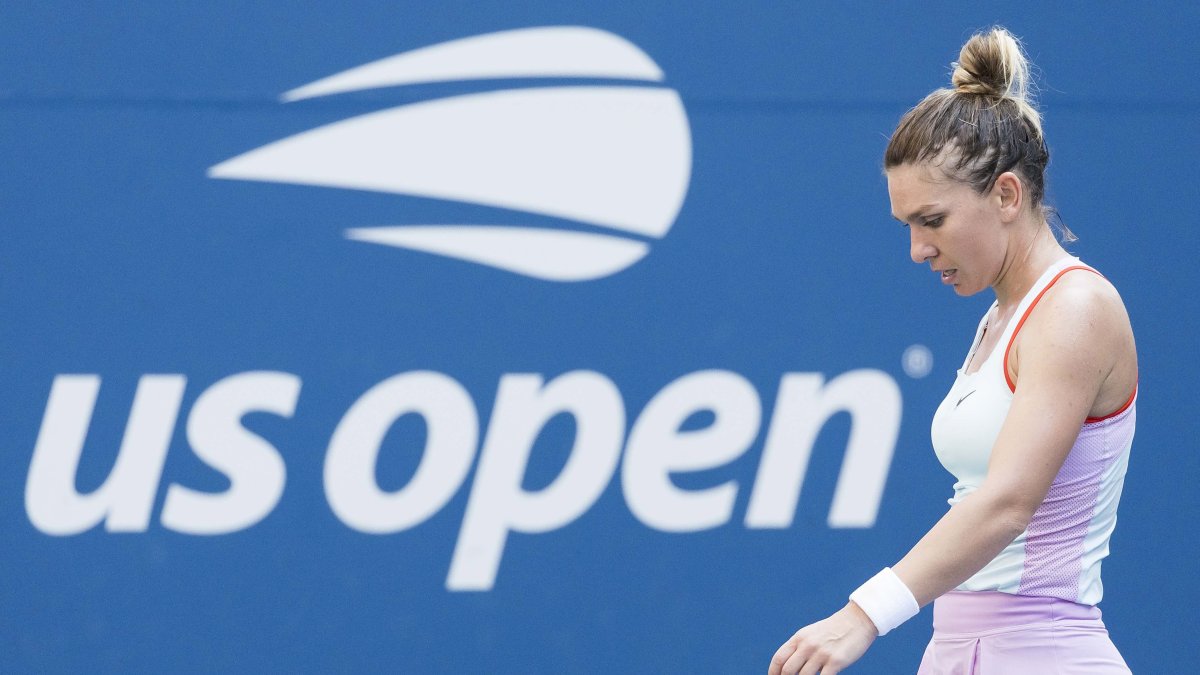 Simona Halep en el US Open 2022, última temporada que jugó.