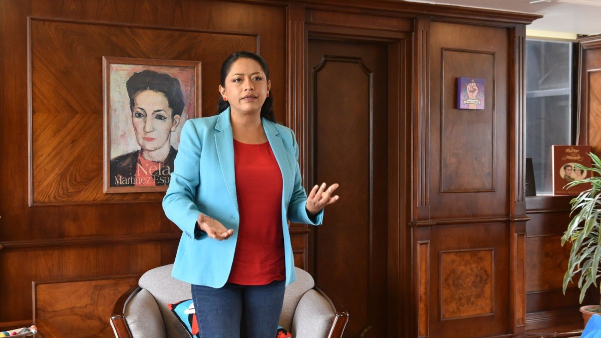 La prefecta de Pichincha, Paola Pabón es también presidenta del Congope y habló de su posible candidatura presidencial.