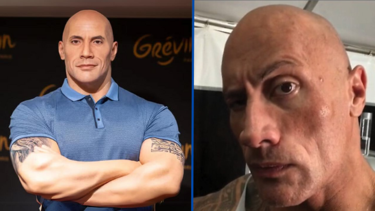 Figura de cera de Dwayne Johnson