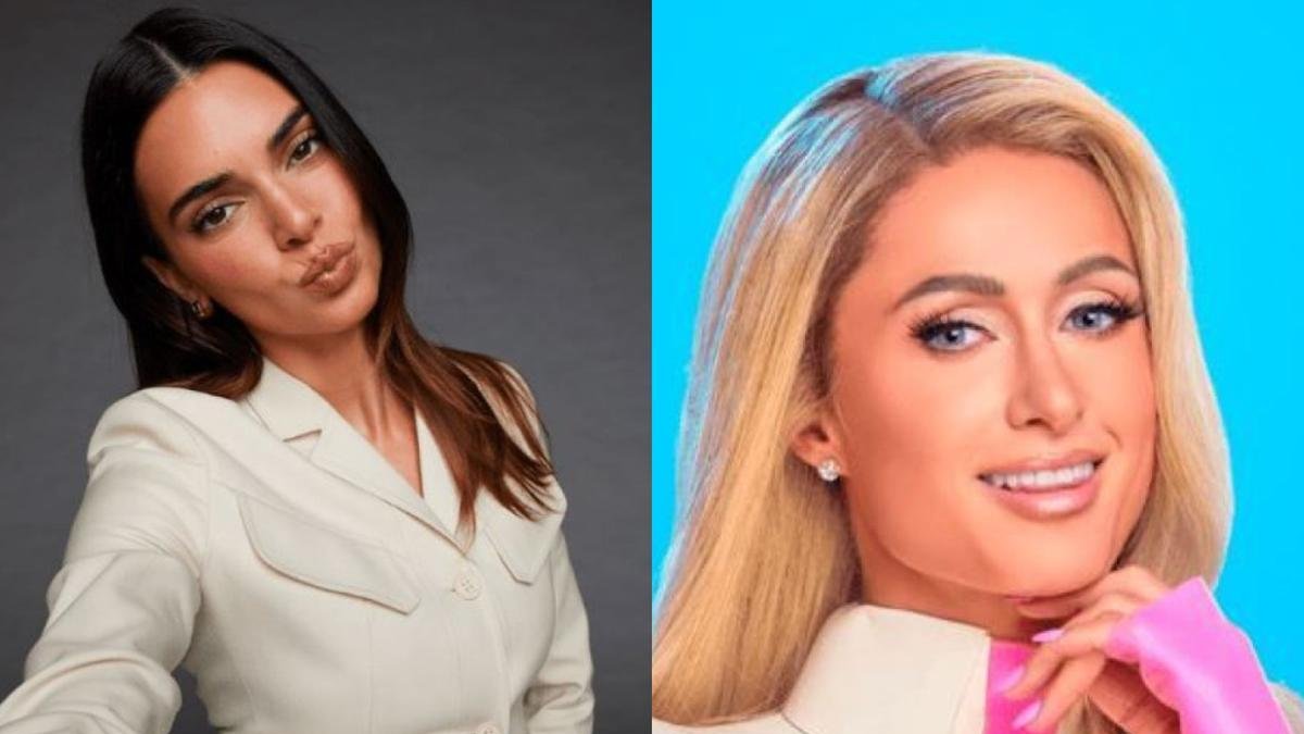 Avatares de Kendall Jenner (izquierda) y Paris Hilton (derecha) generados con Inteligencia Artificial