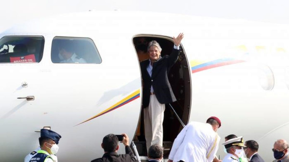 Desplazamiento. Uno de los últimos viajes que hizo Guillermo Lasso es al Perú.