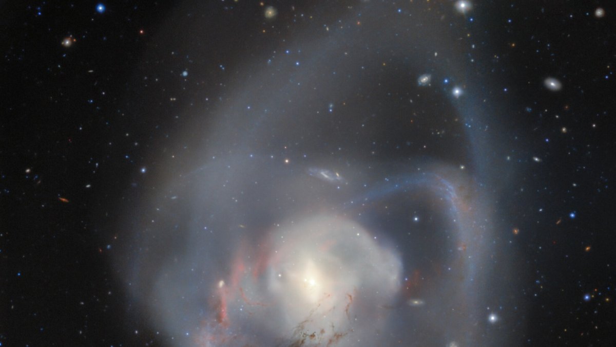 El 'algodón' cósmico  visto desde Chile. 