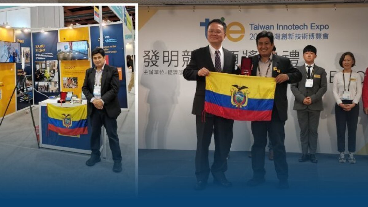 Taiwán. La premiación del proyecto KAMU en la feria de invenciones.