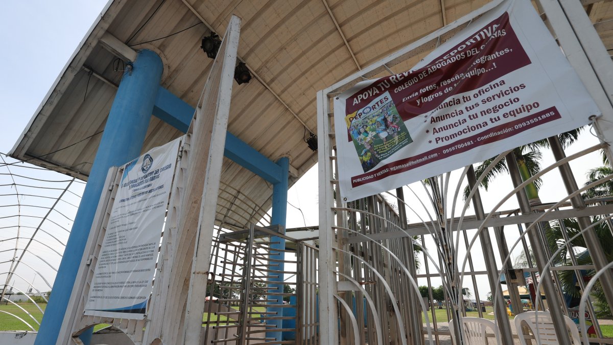 Medidas. En el complejo del Colegio de Abogados se ha implementado un mayor sistema de seguridad.