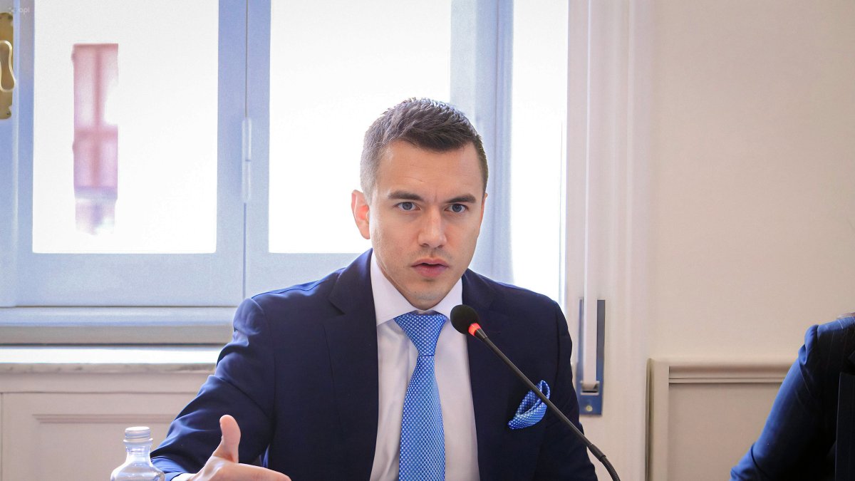 El presidente electo del Ecuador, Daniel Noboa, quien asumirá el poder en unas semanas.