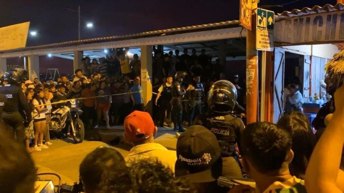 Acto. El ataque a balas se registró en un cumpleaños en un restaurante de San Pablo, en Santa Elena.