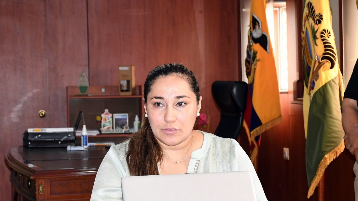 La exgobernadora de la provincia de El Oro, Mirtha Aristeguieta.