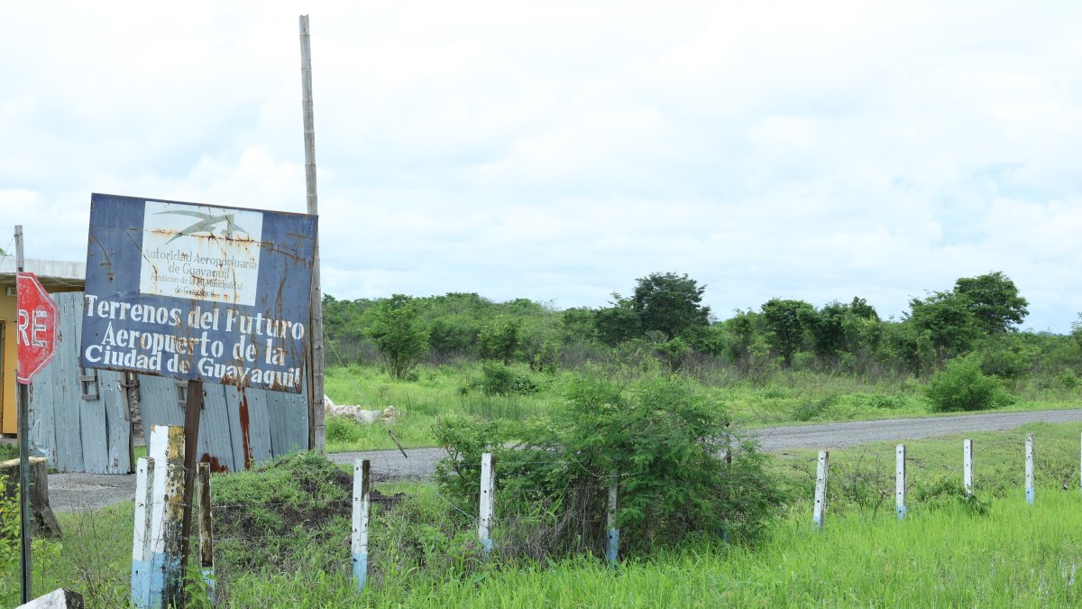Propiedad. Terrenos donde se construirá nuevo aeropuerto de Guayaquil.