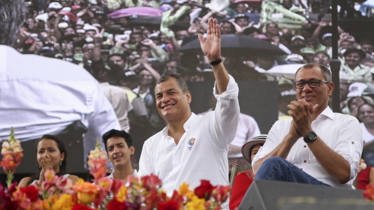 Rafael Correa ha sido uno de los más fieles defensores de Jorge Glas.