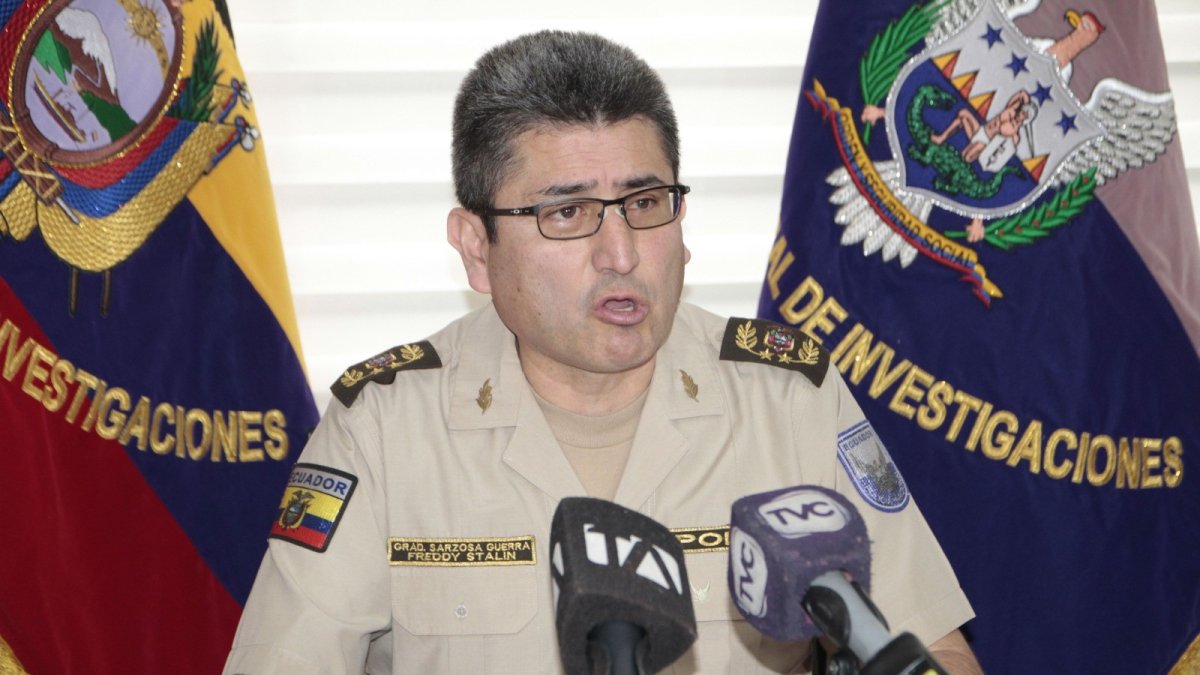 Detalles. Freddy Sarzosa informó sobre los pormenores de su detención.