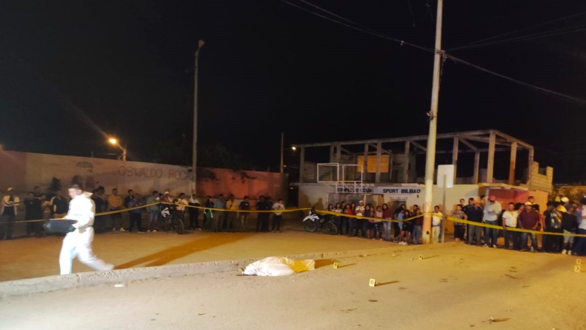 Sitio. El cuerpo quedó tendido en una calle aledaña a El Dorado.