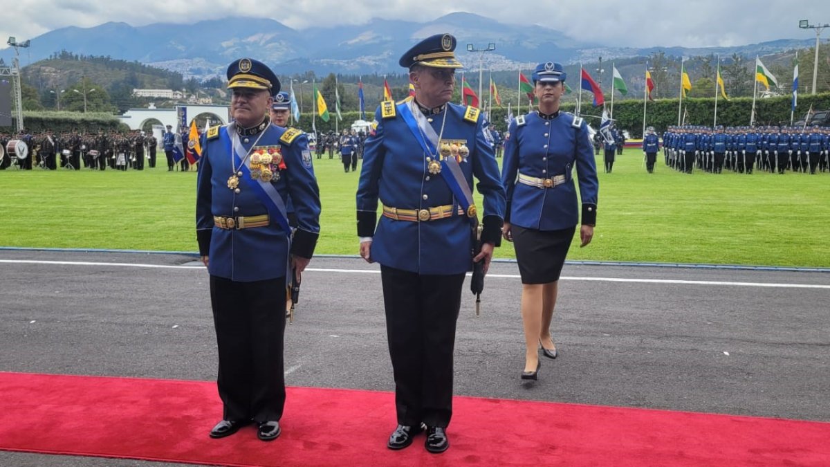 Relevo. El martes 31 de octubre se realizó el cambio de mando en la Escuela de Policía de Pusuquí.