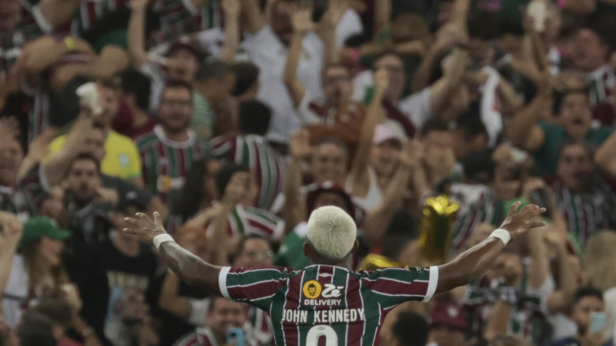 Celebración del Fluminense en el estadio de Maracaná, en Rio de Janeiro (Brasil).