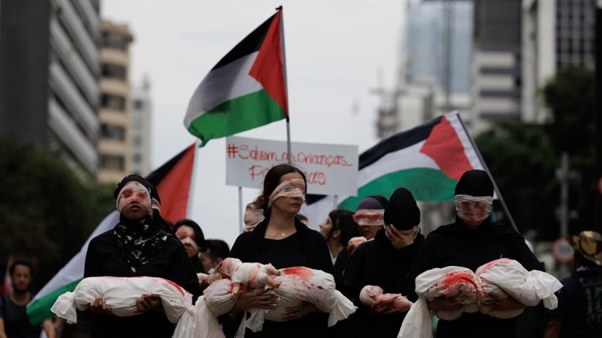 Francia se suma a las protestas en apoyo a Palestina.