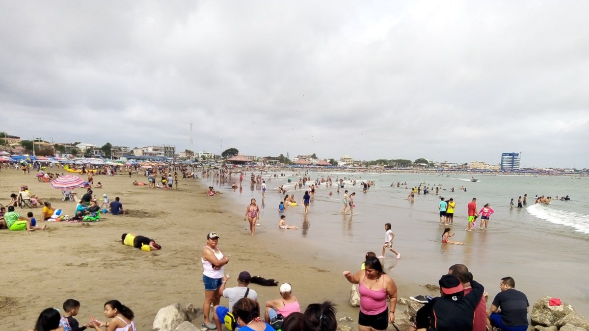 Turistas. La mayoría de los visitantes llegó solo por un día.