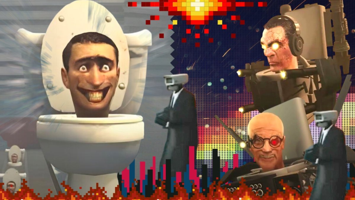 Skibidi Toilet inició en febrero de 2023, siguiendo otros memes en Internet