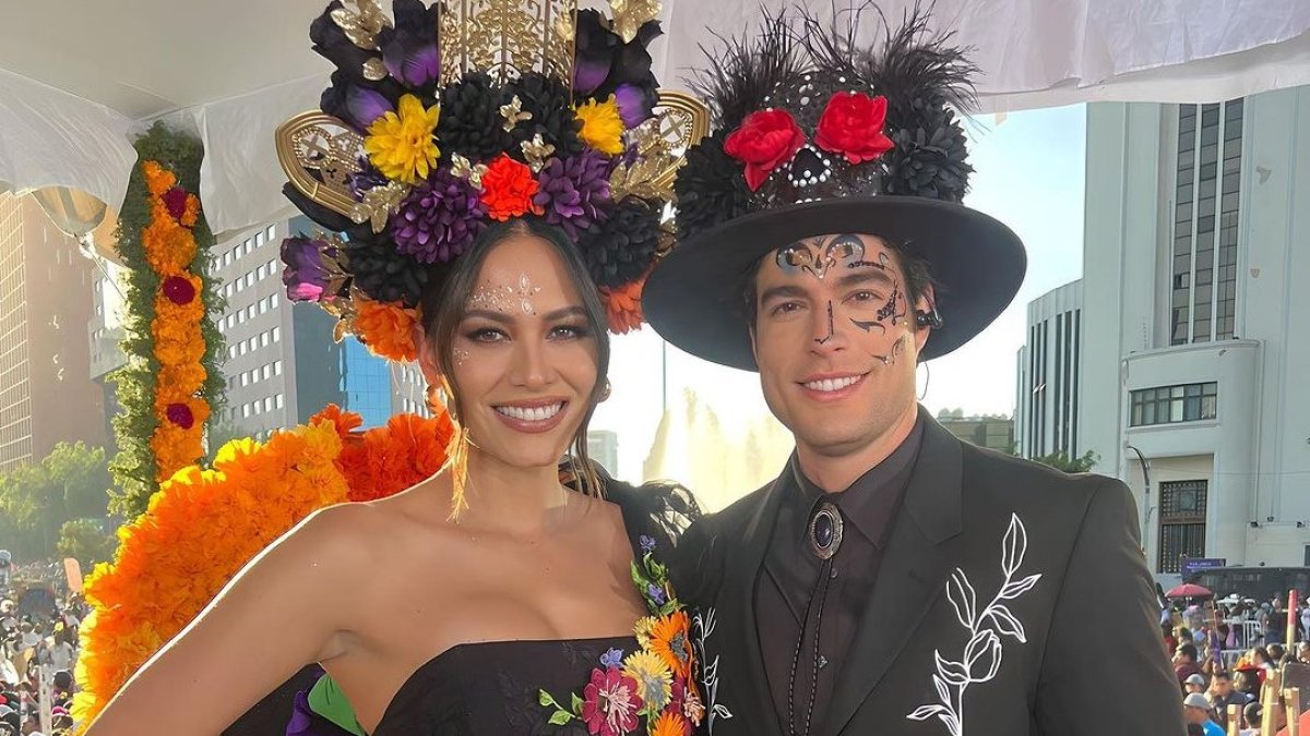 Danilo con Andrea Meza.