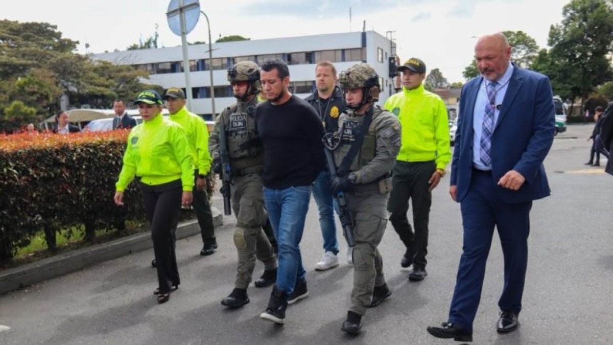 Foto de archivo de la detención.