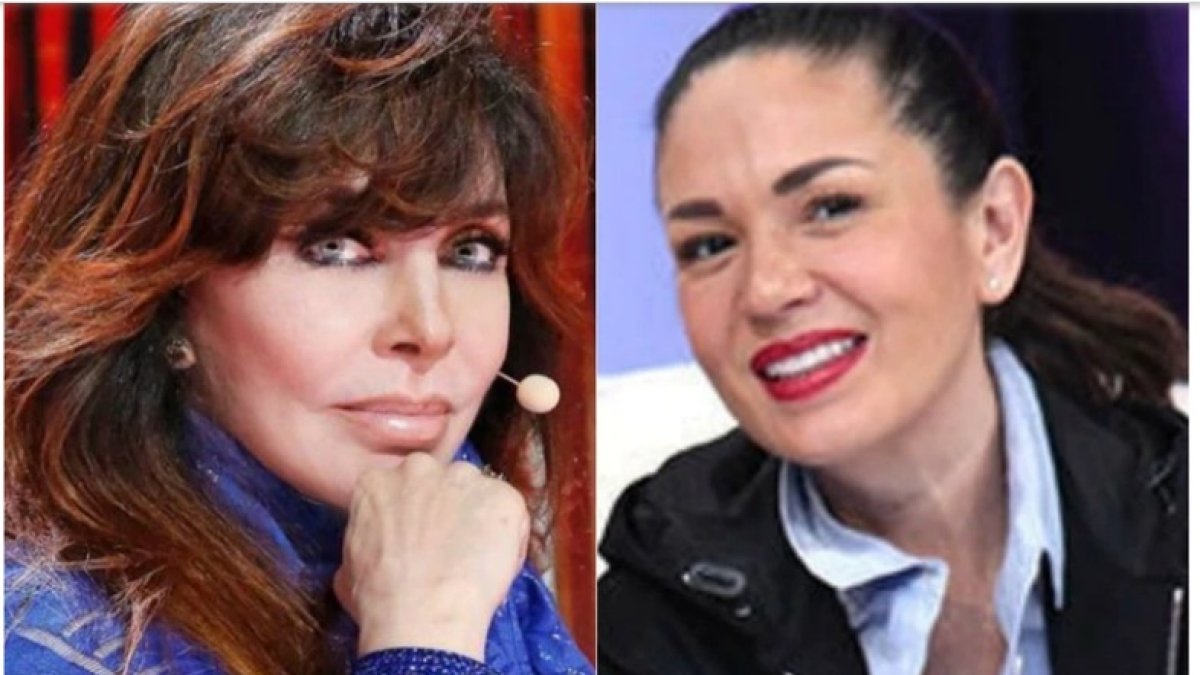 Verónica Castro con Yolanda Andrade.