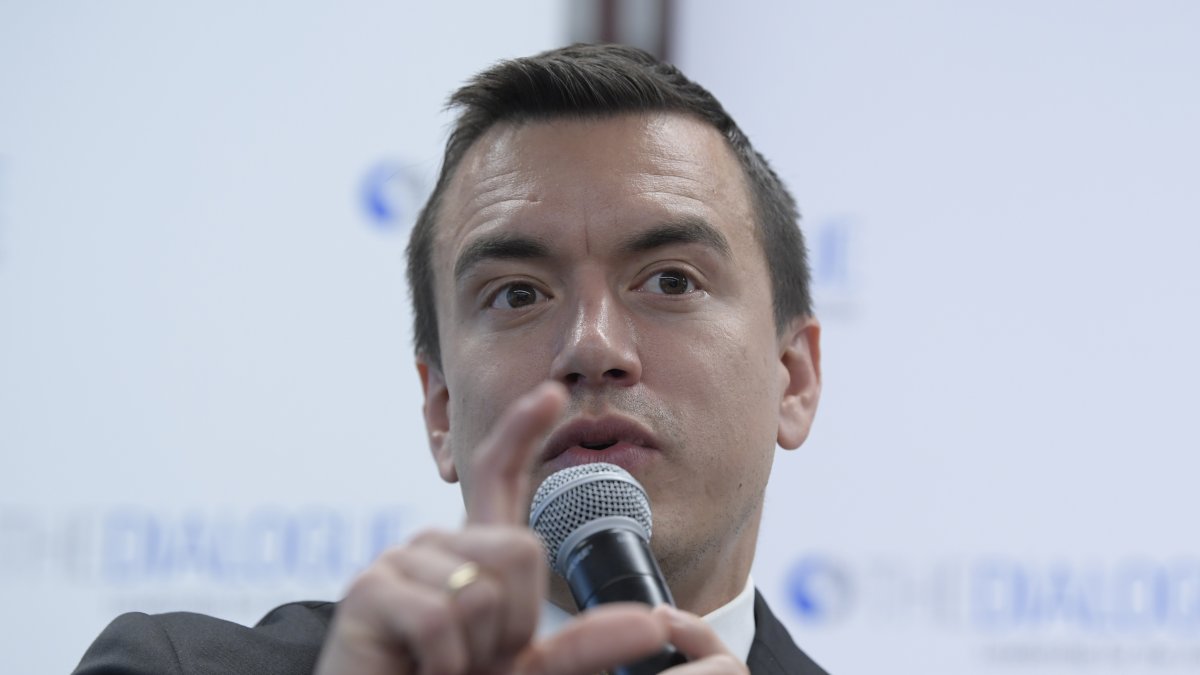 Daniel Noboa, presidente electo de Ecuador.
