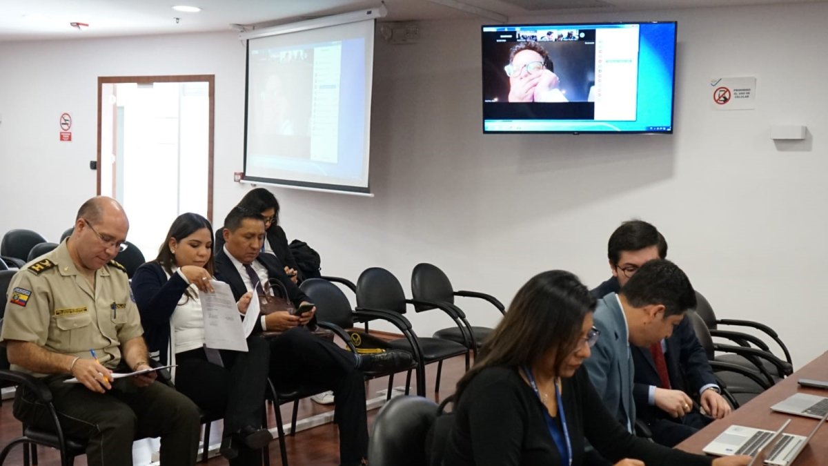 Diligencia. El lunes se reinstaló la audiencia preparatoria en el caso Isspol en el Complejo Judicial norte.