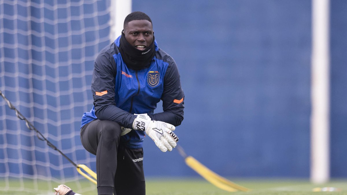 El portero Moisés Ramírez, de la selección de Ecuador, en una fotografía de archivo.