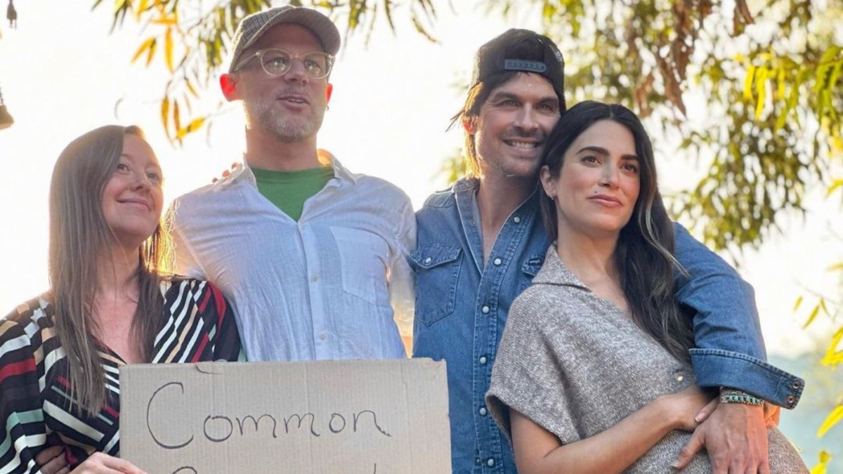 Ian Simerhalder junto a su esposa Nikki Reed.