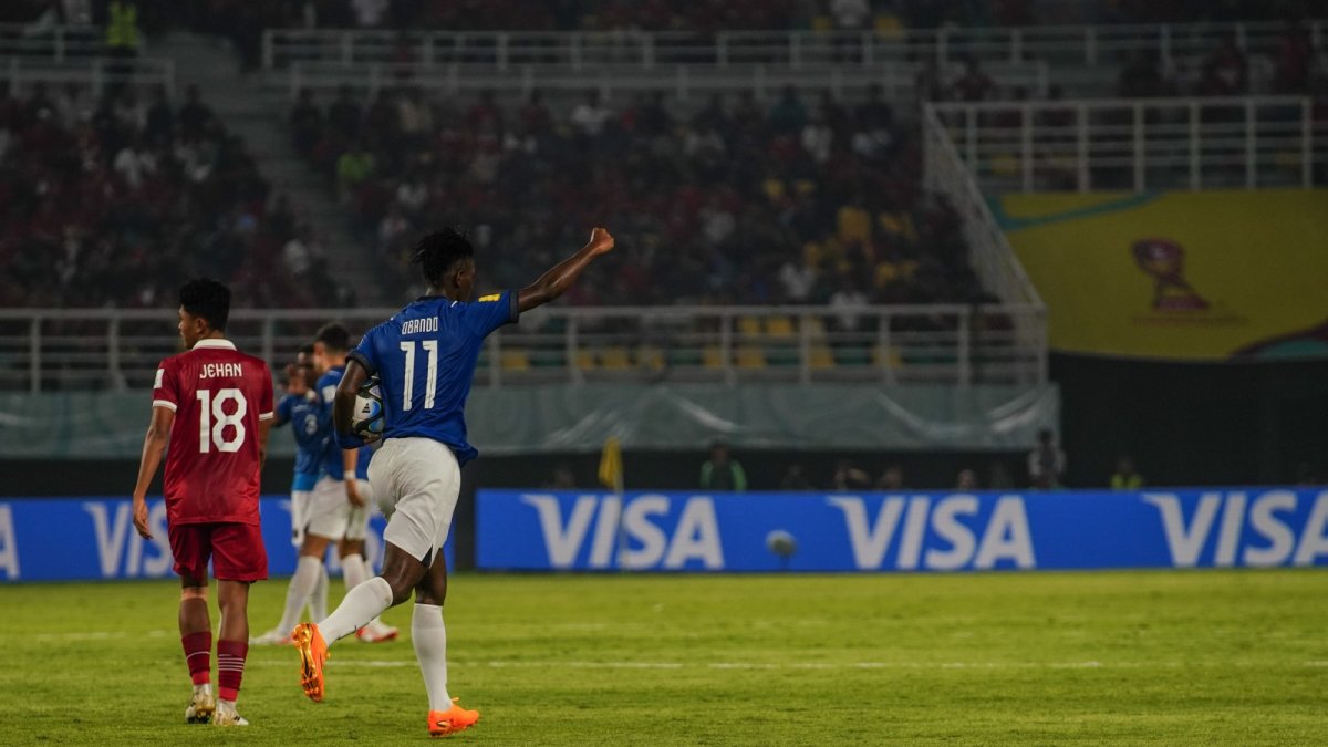 Allen Obando hizo el primer gol de Ecuador en el Mundial sub 17.