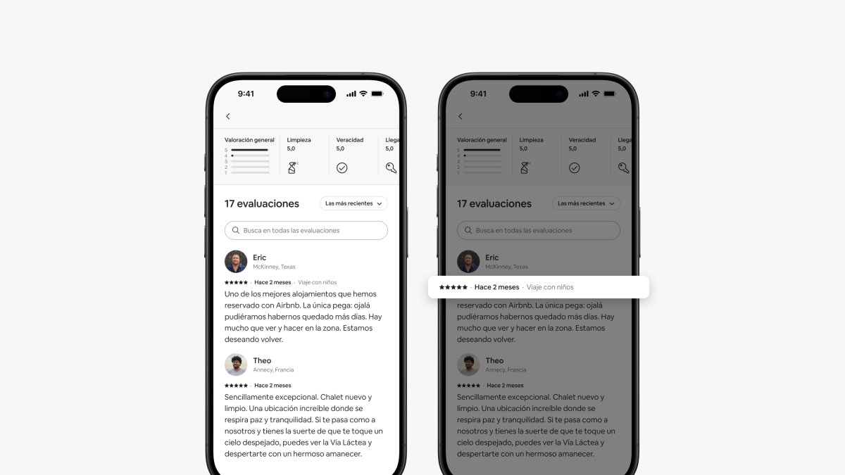 Airbnb presenta tres mejoras importantes para ayudar a que los huéspedes comprendan exactamente qué esperar antes de reservar.