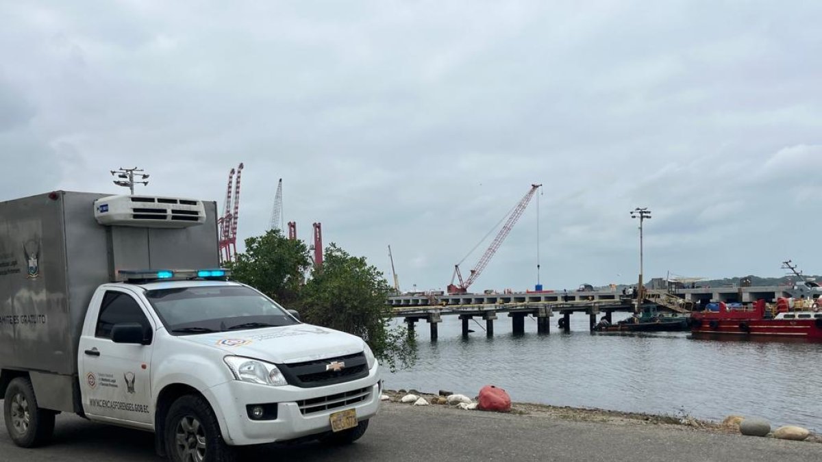 Escena. Ayer sacaron otro cuerpo hallado por pescadores.