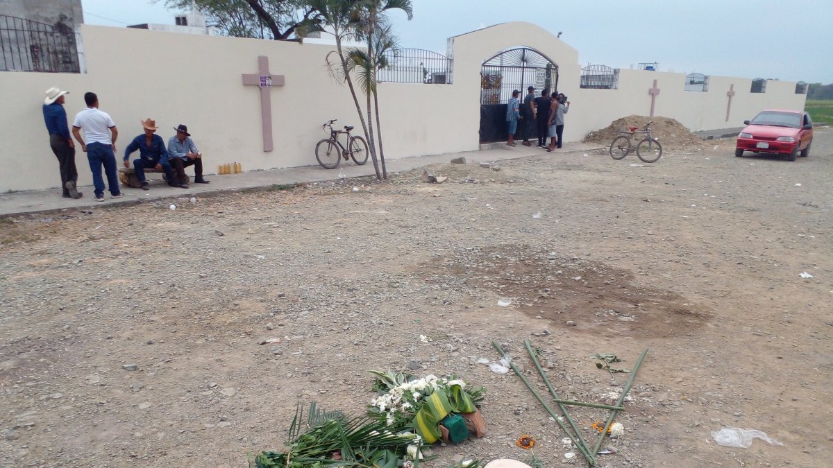 Disparos. El incidente se registró la tarde del viernes 10 en el cementerio de Los Tintos, en el cantón Daule.