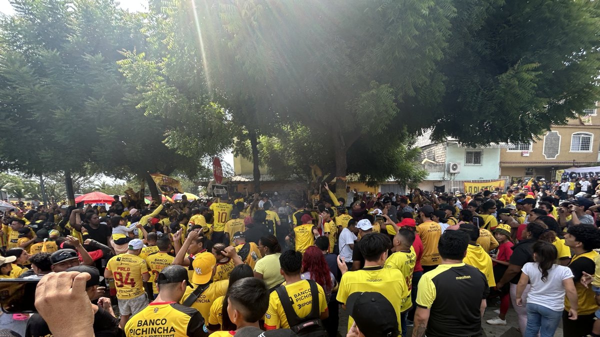 Nuevamente se espero una nutrida asistencia de hinchas amarillos en el estadio Monumental.