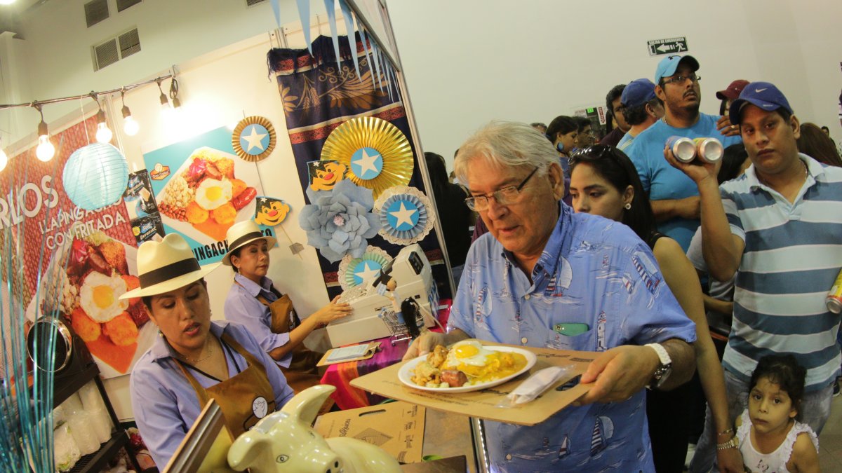 Gastronomía.- El llapingacho siempre está presente en la Feria Raíces, evento que se realiza cada año en Guayaquil.