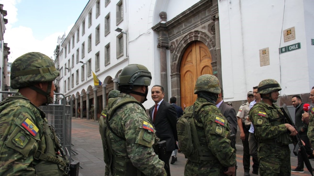 Funcionario. El presidente del Consejo de la Judicatura, Wilman Terán, acudió a la reunión del Cosepe.