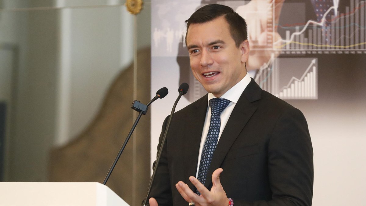 Foto de archivo del presidente electo de Ecuador, Daniel Noboa.