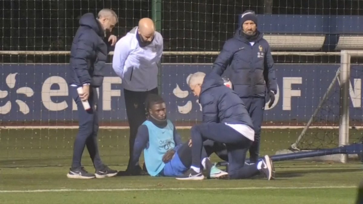 Camavinga se lesionó durante la práctica de la selección francesa del pasado miércoles 15 de noviembre.