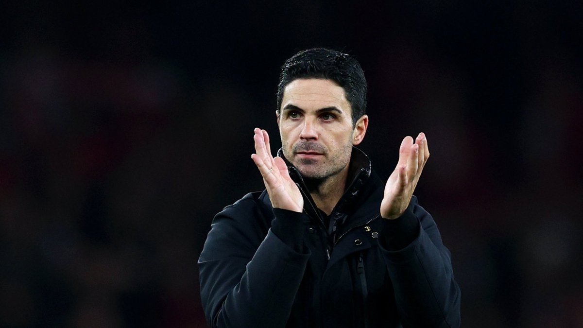 Arteta y el Arsenal marcha tercero en la Premier League con 27 puntos, a uno del líder Manchester City.