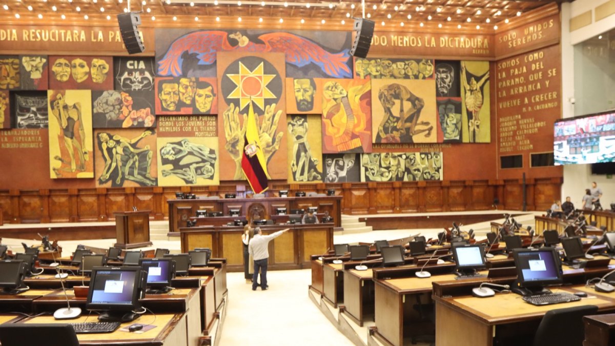 Este 16 de noviembre se ultimaban detalles para la sesión inauguran del viernes.