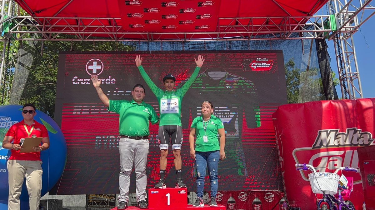 Byron Guamá es el líder de las metas volantes y de la regularidad en la Vuelta a Guatemala.