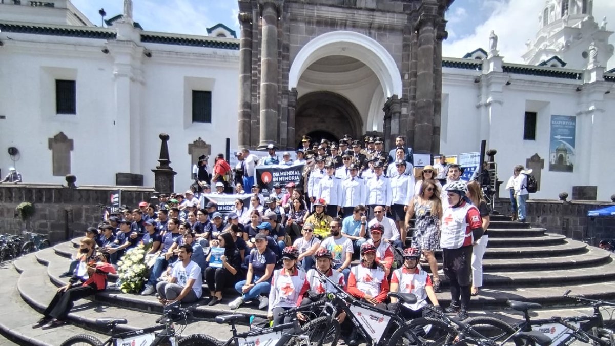 Familiares de las víctimas por siniestro de tránsito acudieron al homenaje