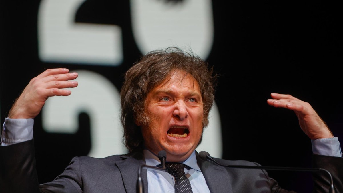 El ultraderechista Javier Gerardo Milei resultó ganador.