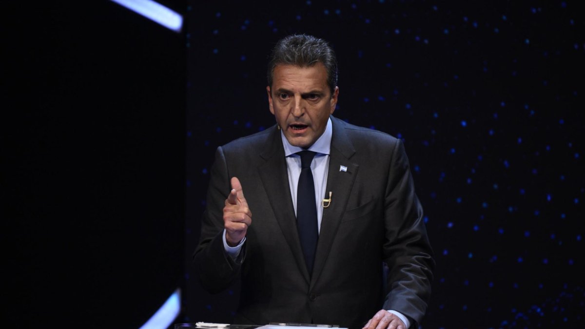 Sergio Massa, candidato a la Presidencia de Argentina.