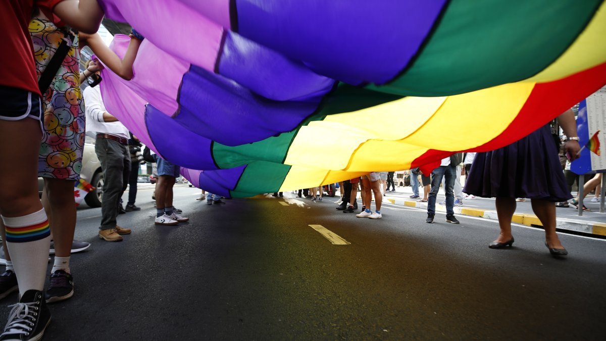 Una manifestación en favor de los derechos LGTBI en Tailandia.